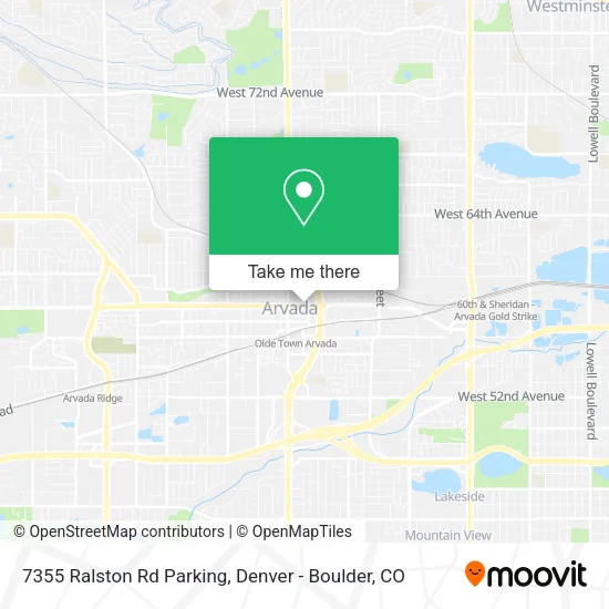 7355 Ralston Rd Parking map