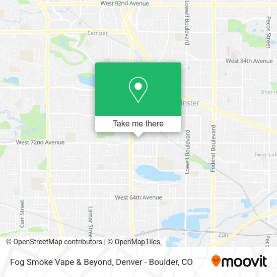 Mapa de Fog Smoke Vape & Beyond