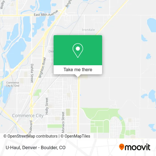 U-Haul map