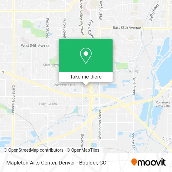 Mapleton Arts Center map