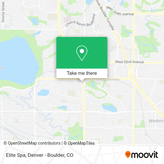 Elite Spa map