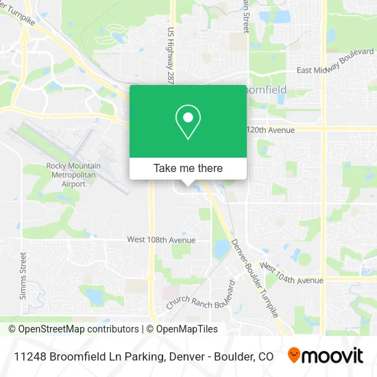 11248 Broomfield Ln Parking map