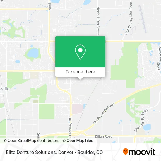 Elite Denture Solutions map