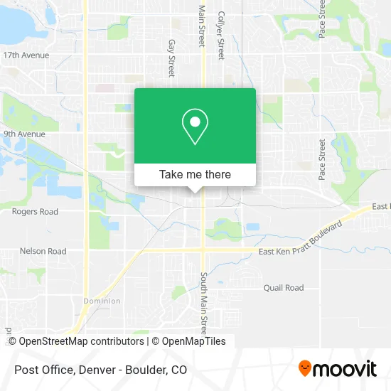 Post Office map