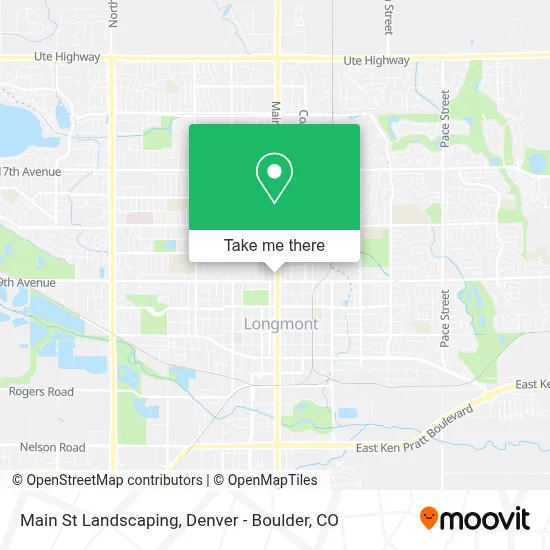 Main St Landscaping map
