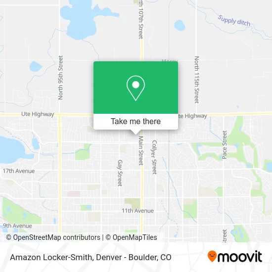 Amazon Locker-Smith map