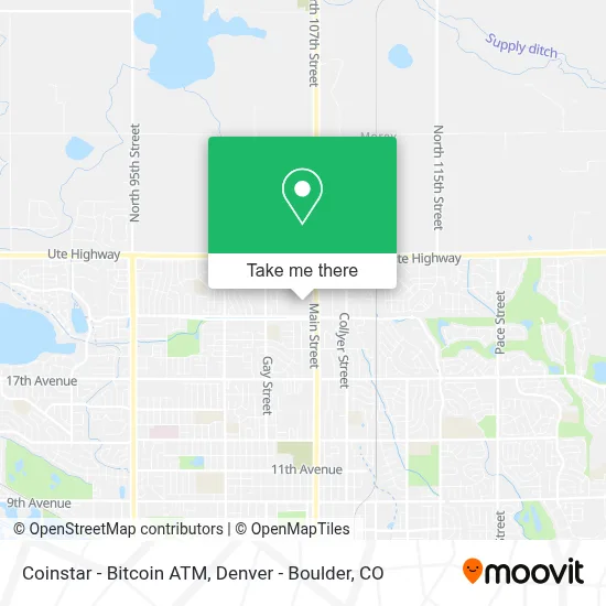 Coinstar - Bitcoin ATM map