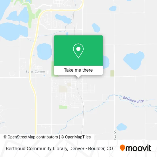 Berthoud Community Library map