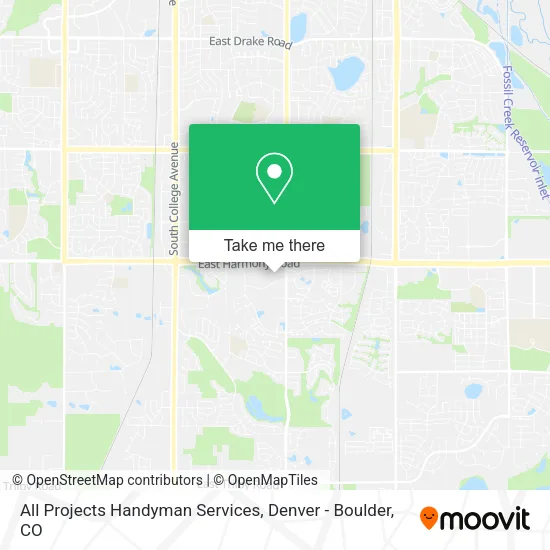 All Projects Handyman Services map