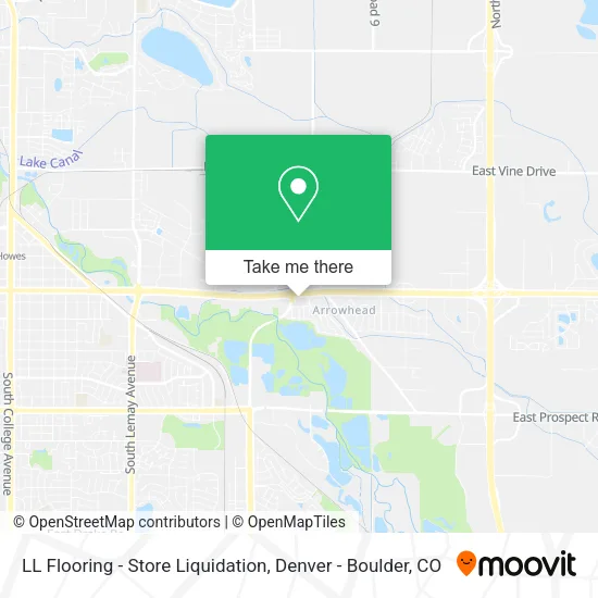 LL Flooring - Store Liquidation map