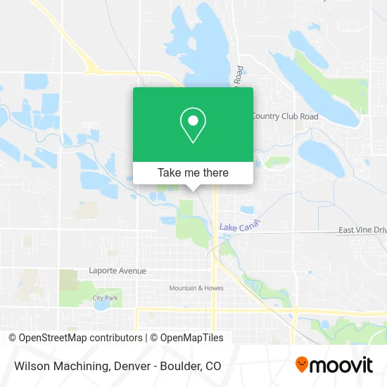 Wilson Machining map