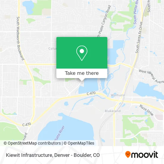 Kiewit Infrastructure map