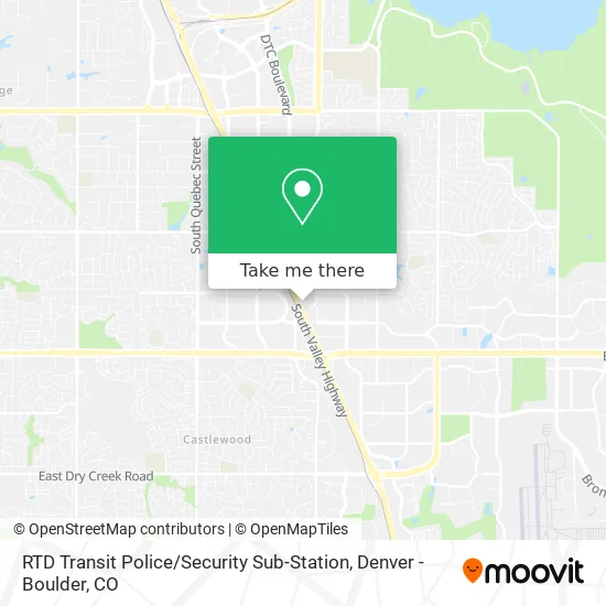 RTD Transit Police / Security Sub-Station map