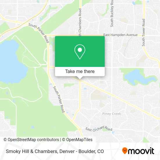 Smoky Hill & Chambers map