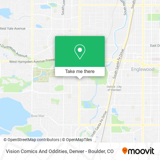 Vision Comics And Oddities map