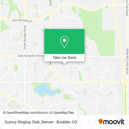 Quincy Singing Club map