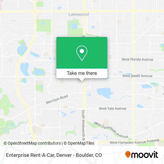 Enterprise Rent-A-Car map