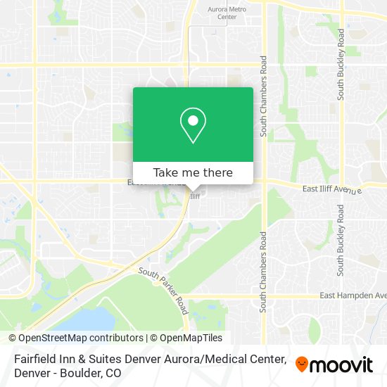 Fairfield Inn & Suites Denver Aurora / Medical Center map