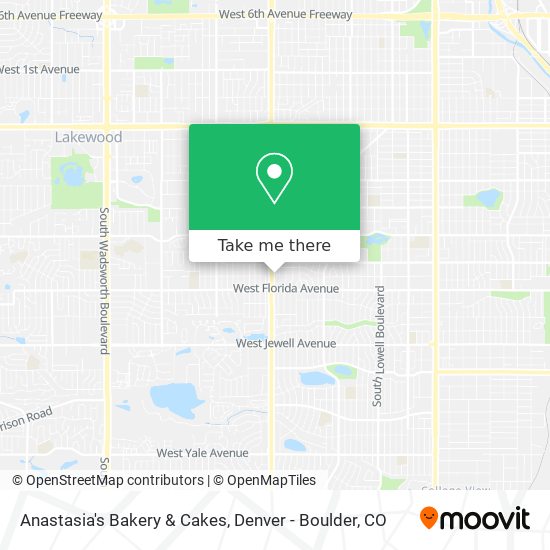 Mapa de Anastasia's Bakery & Cakes