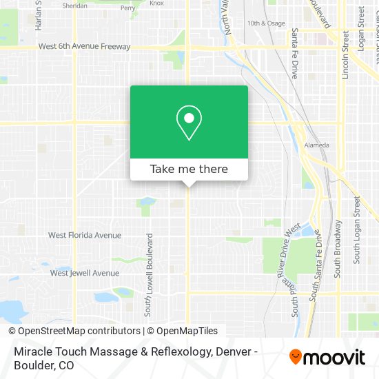 Mapa de Miracle Touch Massage & Reflexology