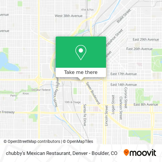 chubby's Mexican Restaurant map