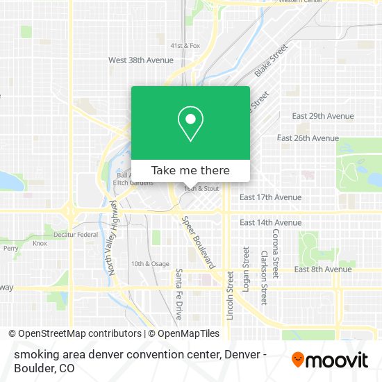 smoking area denver convention center map