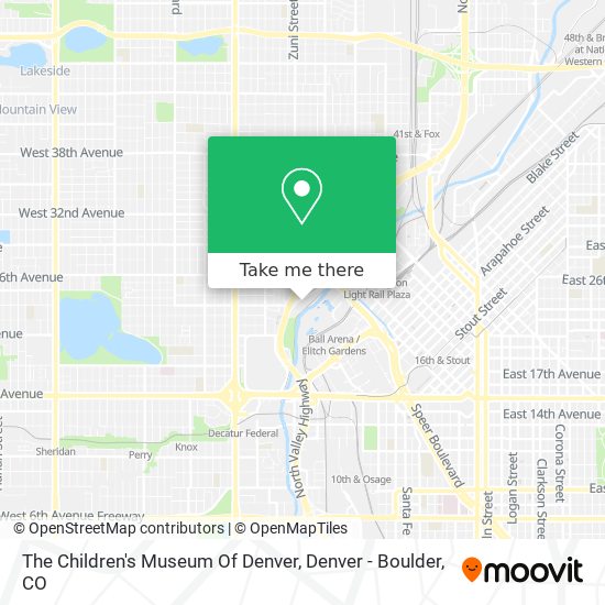 Mapa de The Children's Museum Of Denver