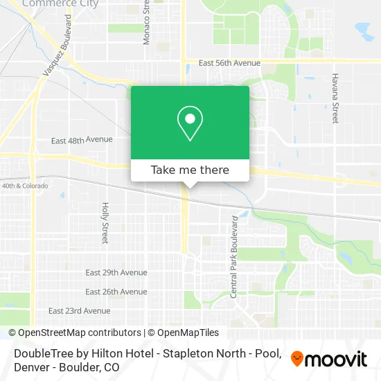 DoubleTree by Hilton Hotel - Stapleton North - Pool map