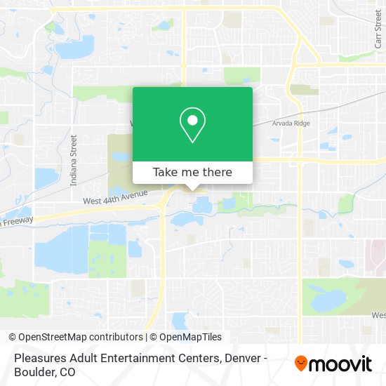 Pleasures Adult Entertainment Centers map