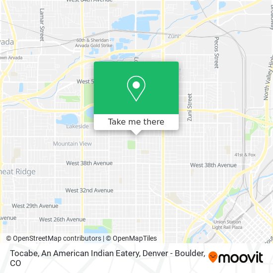 Tocabe, An American Indian Eatery map