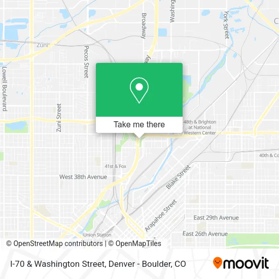 Mapa de I-70 & Washington Street