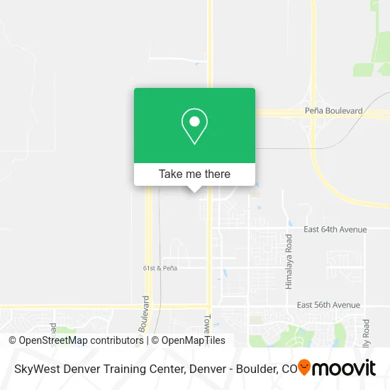 SkyWest Denver Training Center map