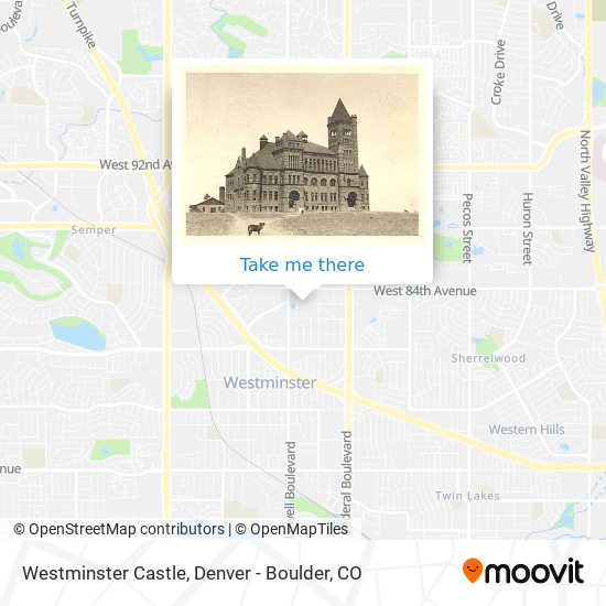 Mapa de Westminster Castle