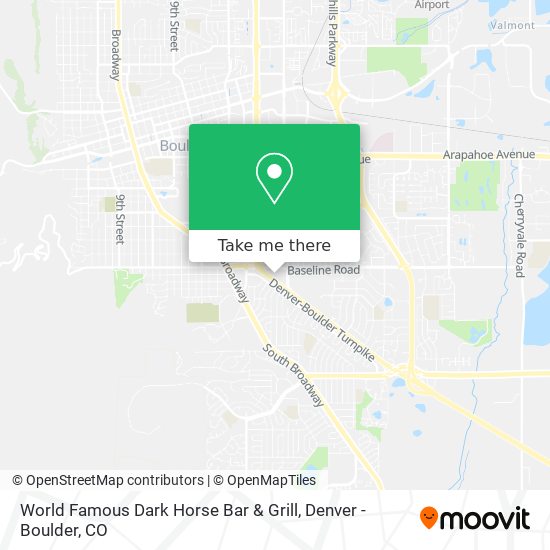 World Famous Dark Horse Bar & Grill map
