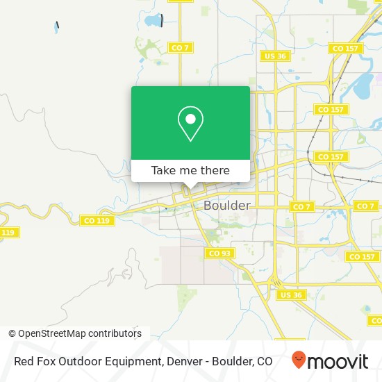 Red Fox Outdoor Equipment map