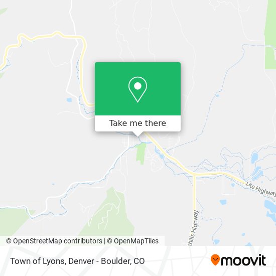 Town of Lyons map