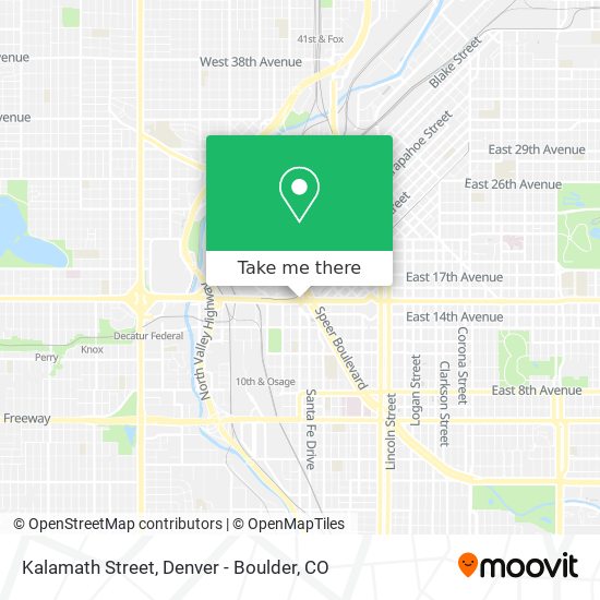 Kalamath Street map