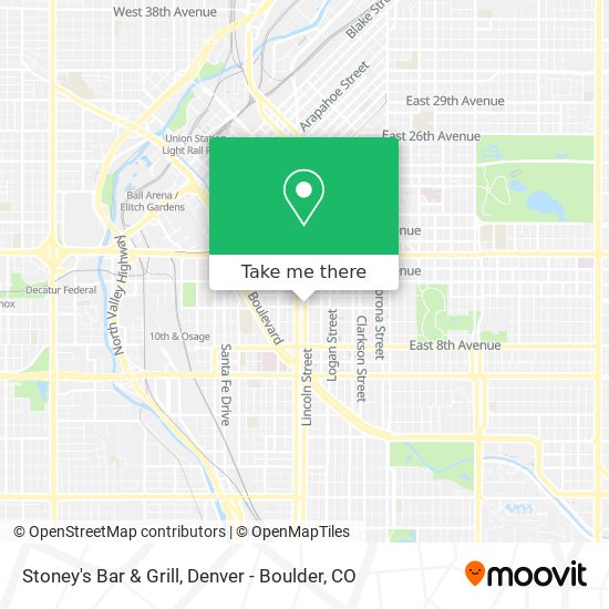 Stoney's Bar & Grill map