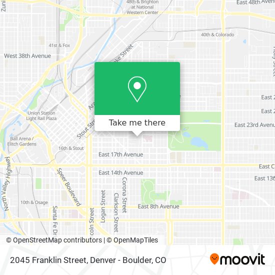 Mapa de 2045 Franklin Street