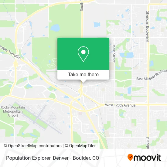 Population Explorer map