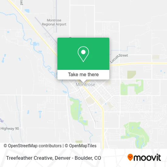 Treefeather Creative map
