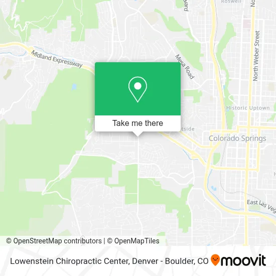 Lowenstein Chiropractic Center map