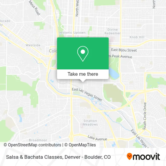 Salsa & Bachata Classes map