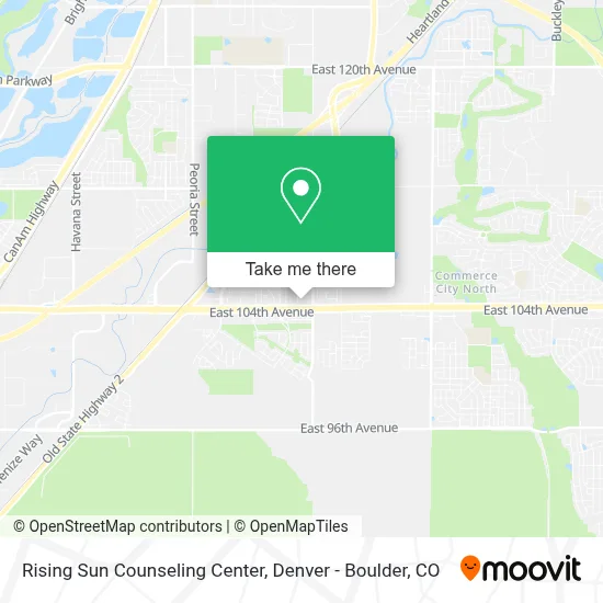 Rising Sun Counseling Center map