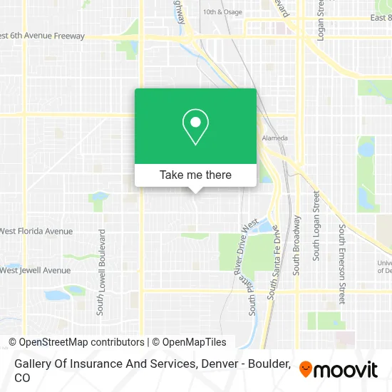 Gallery Of Insurance And Services map