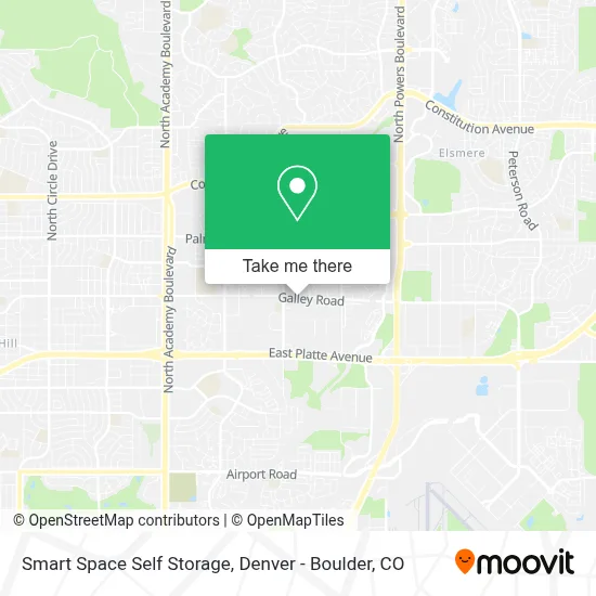 Smart Space Self Storage map