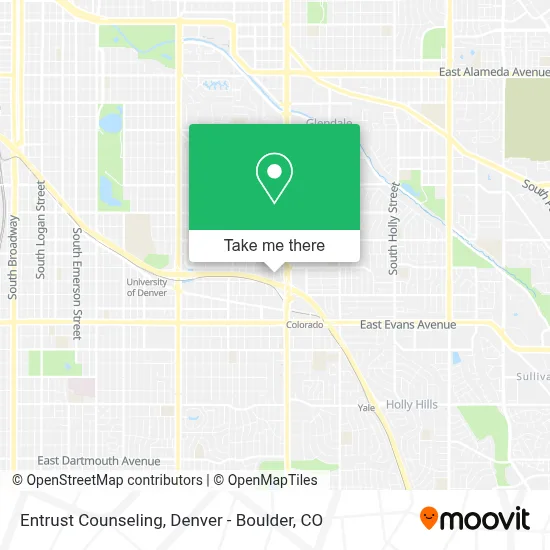 Entrust Counseling map