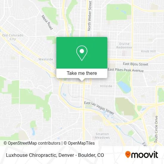 Luxhouse Chiropractic map