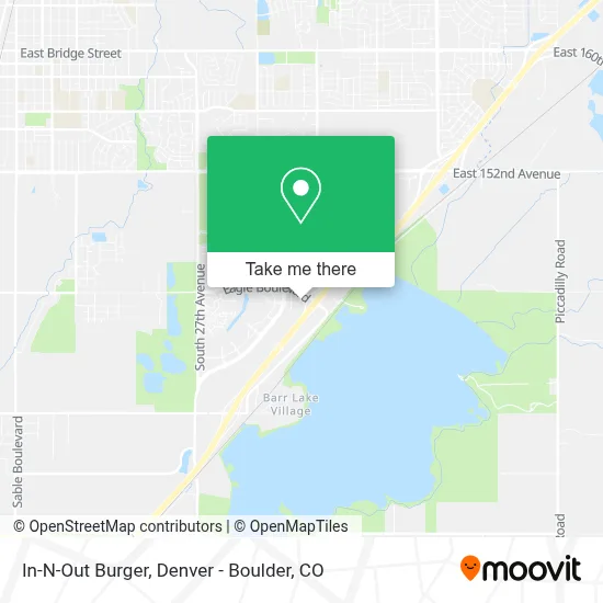 In-N-Out Burger map