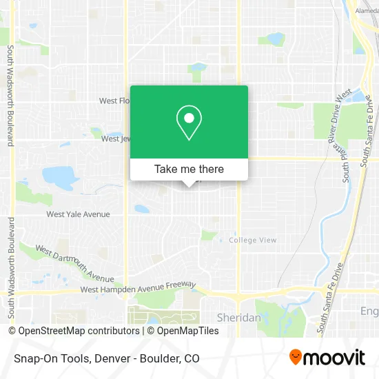 Snap-On Tools map